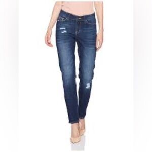 Lee Womens Size 0 Modern Series Distressed Skinny Boyfriend Jeans